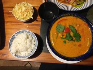 curry at Pod Norenami in Krakow