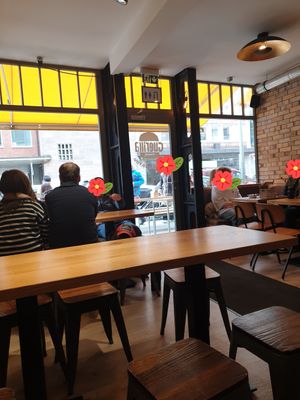 Inside at Guerilla Gröstl Foodhouse in Nuremberg