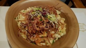 Käsespätzle (vegetarian) at Wirtshaus und Pension Hocheck in Ramsau Bei Berchtesgaden