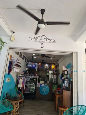 Front at Café Porto in La Crucecita