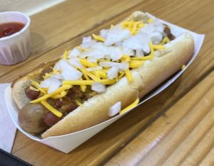 Chili cheese dog  at Vice Burger  in Fort Worth