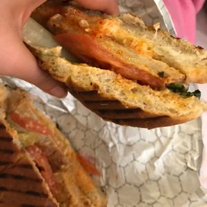 southwestern chicken melt at Terri - Financial District in New York City