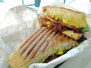 ";chicken"; melt sandwich at Terri - Financial District in New York City