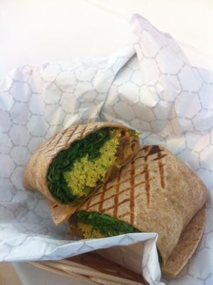 Breakfast scramble at Terri - Financial District in New York City