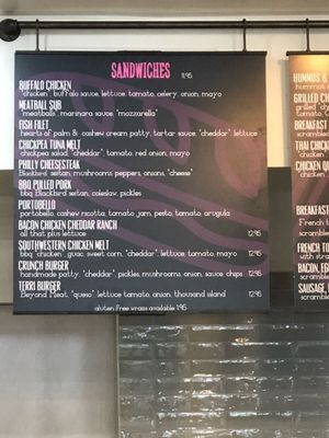 Menu  at Terri - Financial District in New York City