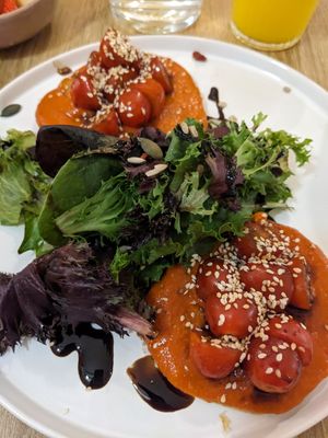 Pancake salé vegan at La Collation in Bordeaux