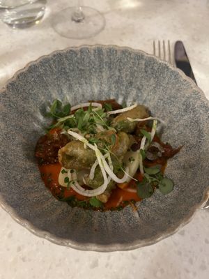 Vegetable course  at Le Quatrième Mur in Bordeaux
