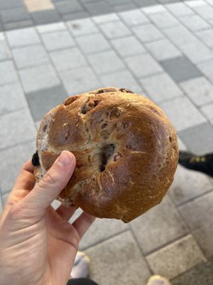 walnut bagel  at The Rabbit - 더래빗  in Seoul
