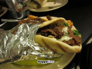 vegan gyro at Foodswings in Brooklyn