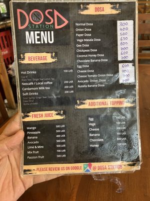   at Dosa Station  in Arugam Bay