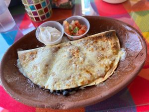 Bean quesadilla  at Bandito's Mexican Grill in Ogunquit
