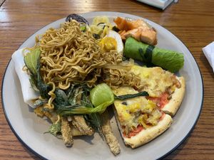   at Shamaya Vegan Buffet in Hanoi