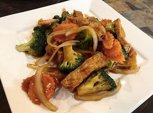 Tofu and Broccoli  at Thai Mango Asian Bistro in Columbus