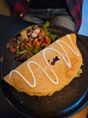 Ceasar Parmesan Omelette at vorveg in Hannover