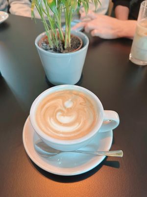 Oat milk coffee   at vorveg in Hannover