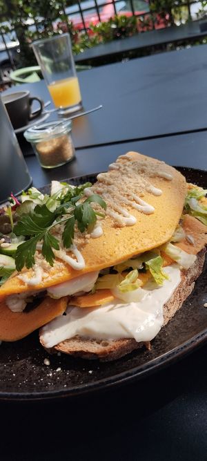 Omelet Kein lachs at vorveg in Hannover
