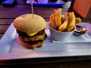 Beyond Burger at Bin44 Restaurant + Bar in Wellington
