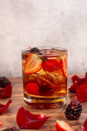 Chicle Cocktail (Redbull & Amaretto) at Santo Habanero in Mexico City