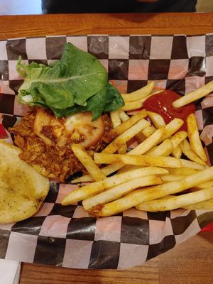 Memphis bbq - so good at Gold Lion Community Cafe in Richmond