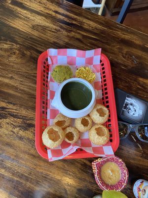 Panipuri  at Gold Lion Community Cafe in Richmond
