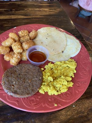The All American Breakfastt  at Gold Lion Community Cafe in Richmond