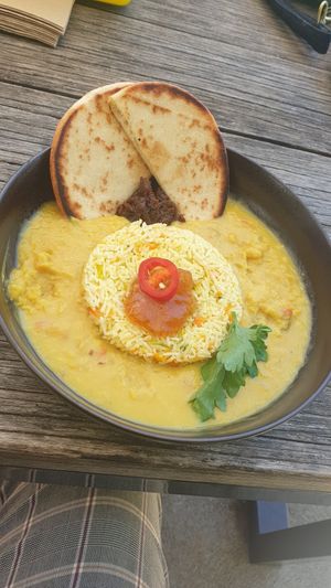 Vegan curry at Verdure Bistro in Romsey