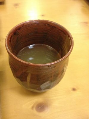 hot key lime juice at Gu Li Zi Ran Feng Wei in Tainan