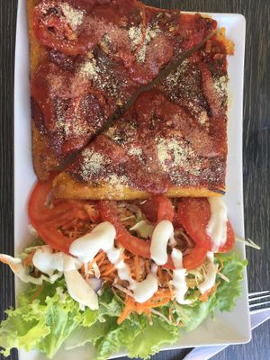 Pizza - our favorite!  at Ajdovo Zrno in Ljubljana