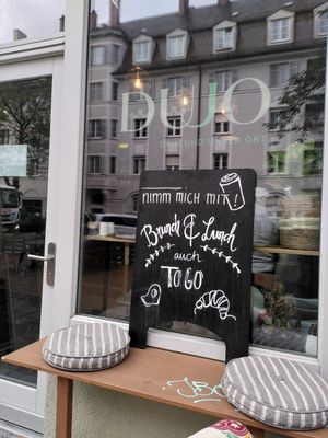 The entrance at DUUO in Munich