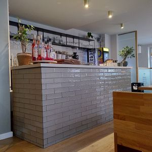 The coffee bar at DUUO in Munich