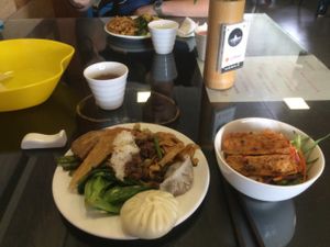 lunch buffet  at Tian Fu Lou in Guilin
