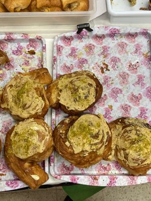 Vegan pistachio roll  at El Obrador de la Paka in Madrid