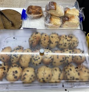 Vegan doowaps (Madrid Vegan market) at El Obrador de la Paka in Madrid