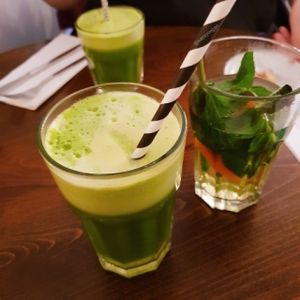 Green juice at DopHert in Amsterdam
