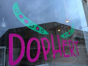 Window  at DopHert in Amsterdam