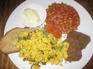 English breakfast at DopHert in Amsterdam