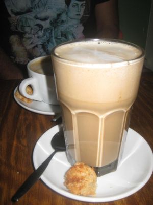 Chai latte at DopHert in Amsterdam