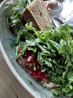 Avocado sandwich  at Soli Grill in Evanston