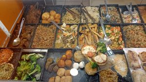 Buffet style at Rico Vegetariano in San Carlos De Bariloche