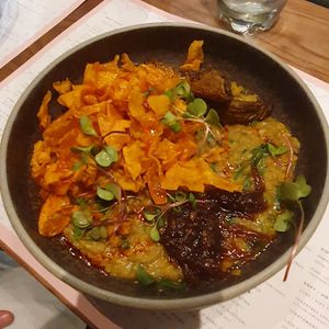 Lentil chow chow at Lahpet in London