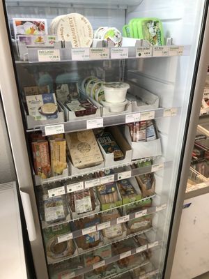 Cheeses and sausages   at Die Kichererbse in Stuttgart