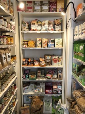 chocolate, gummies, spreads, chips etc.  at Die Kichererbse in Stuttgart