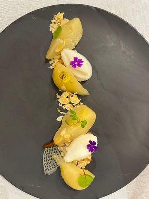 Dessert at L'Imparfait in Bergerac