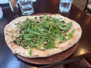 Fungi with vegan cheese (no goat feta)  at Salt House in Cairns