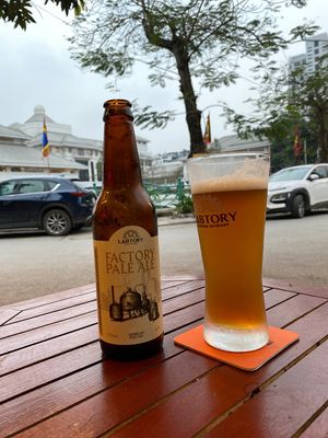 Craft beer next to Westlake Intercontinental   at Xoài Đu in Hanoi