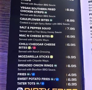 snacks  at Belushi's   in Edinburgh