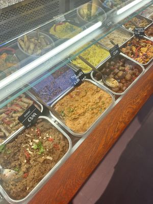 Some of their products   at De Vegetarische Slager Shop in Rotterdam