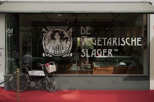  at De Vegetarische Slager Shop in Rotterdam