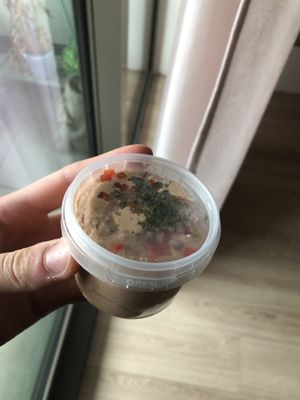 Likkepot (€3,50); very good! More creamy and fresh tasting than their pâté.  at De Vegetarische Slager Shop in Rotterdam