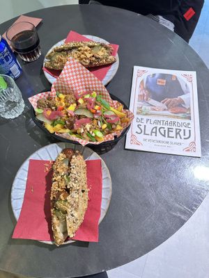   at De Vegetarische Slager Shop in Rotterdam